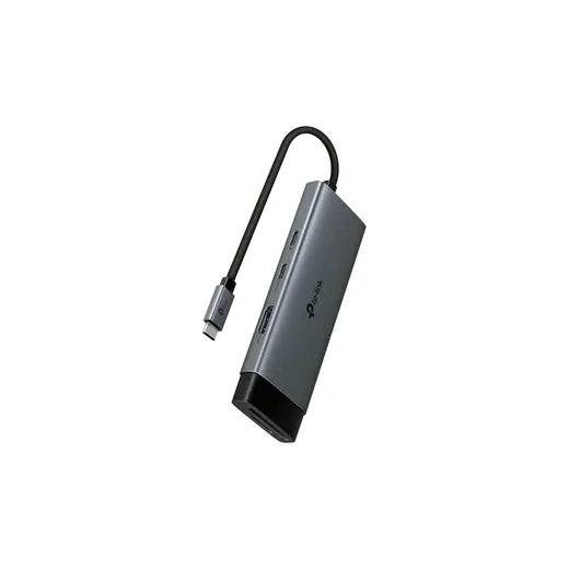TP-Link UH7020C | USB-C 7-in-1 Hub | 4K@60Hz HDMI | 100W Hızlı Şarj | 1 Gbps Ethernet | USB-A & USB-C | SD/microSD UHS-I | Windows | Mac | Linux & Mobile Uyumlu
