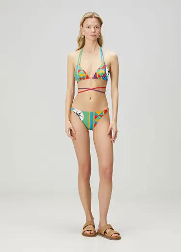 Çok Renkli Bikini Altı