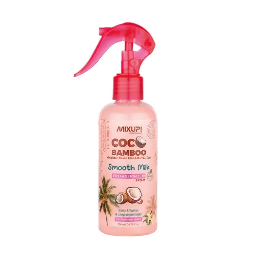 Mixup! Cocobamboo Smooth Milk Çift Fazlı Fön Sütü 200 ml