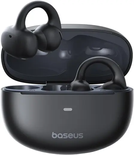 Baseus Bowie MC1 OL Açık Kulak TWS Bluetooth Kablosuz Kulaklık Siyah