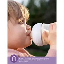 Doğal Tepkili Biberon PP 260ml 3-6 Ay 4