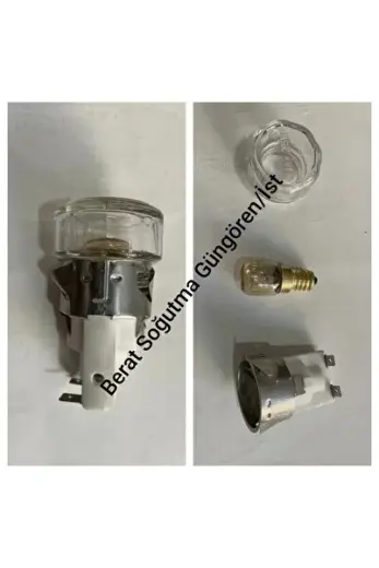 Fırın Lamba Takımı Duy+Lamba+Duy Cam Kapağı