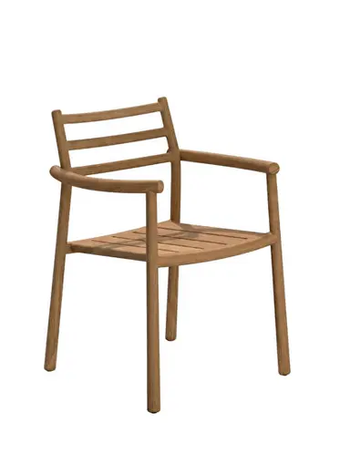 Ukiyo Teak Ağacı Natural Bahçe Sandalyesi