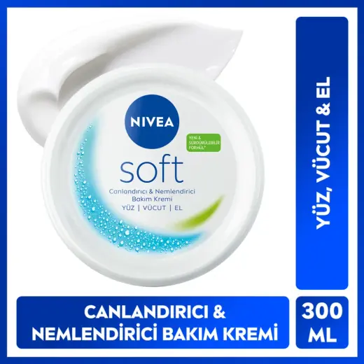 Nivea Soft Nemlendirici Bakım Kremi 300 ml