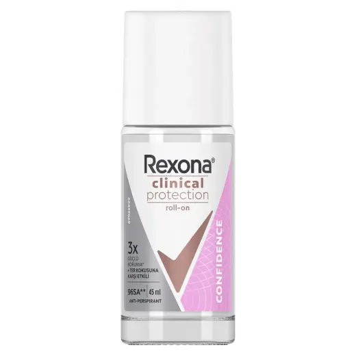 Rexona Clinical Protection Confidence Kadın Deodorant Roll On 45 ml