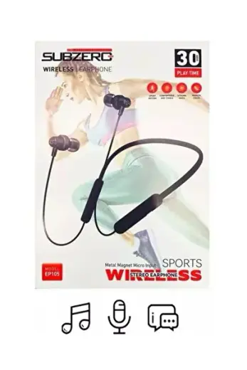 Kablosuz Sporcu Kulaklık 30 Saat Bluetooth 5.0 Boyun Askılı Mıknatıslı Ep105