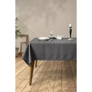 Denizli Concept Antrasit Masa Örtüsü - Leke Tutmaz Ve Şık Tasarım - Grande