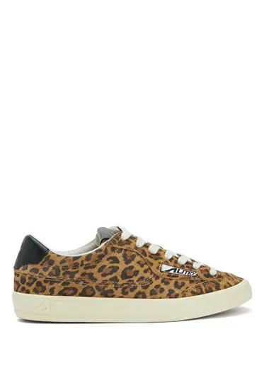Windscape Leopar Kadın Süet Sneaker