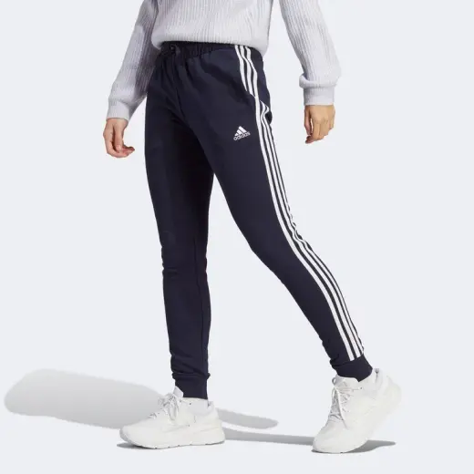 adidas Essential 3 Striped Kadın Lacivert Günlük Eşofman Altı