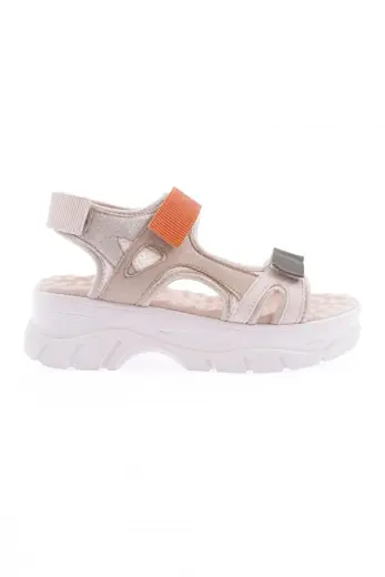 4740-22Y Kadin Kalin Taban Cirtli Sandalet
