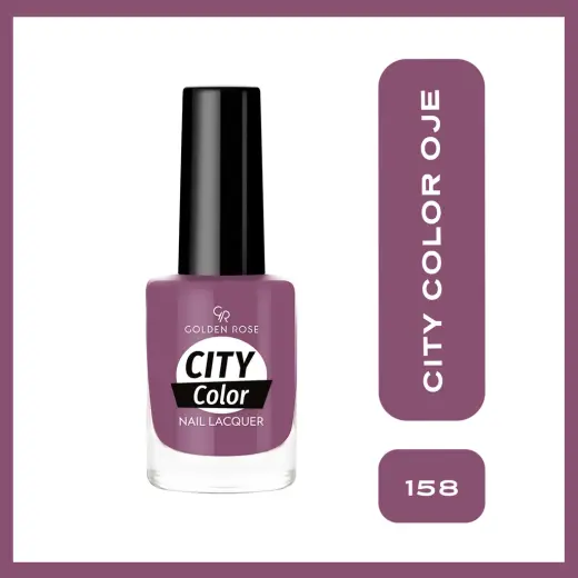 Golden Rose City Color Nail Lacquer Oje 158
