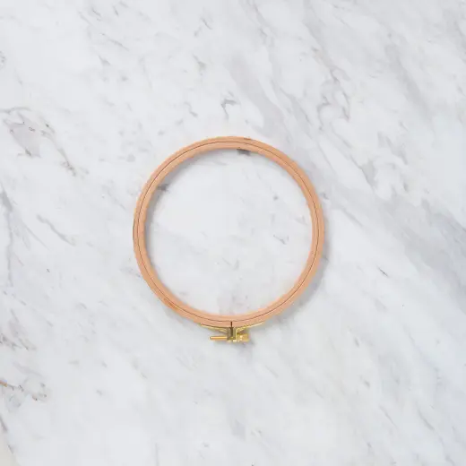 Nurge 8 mm Vidalı Ağaç Nakış Kasnak - No-3