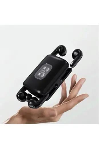 K02 Ultra Uzun Pil Ömrü Yüksek Kaliteli çifft Bluetooth oyuncu Kulaklığı Su Geçirmez Siyah