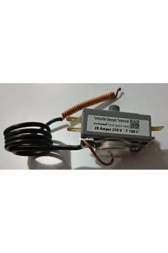 Demirdöküm Uyumlu Termosifon Limit Termostat , 100 Derece Emniyet Sabit Termostat