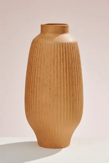 Sand Seramik Dekoratif Vazo 37 cm