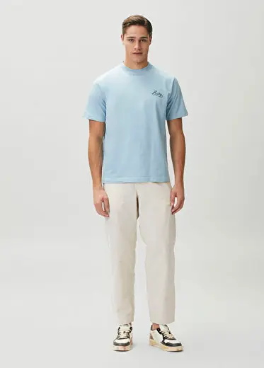 Ekru Beli Kordonlu Pantolon