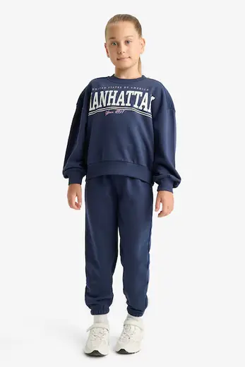 2'li Takım Baskılı Kız Çocuk