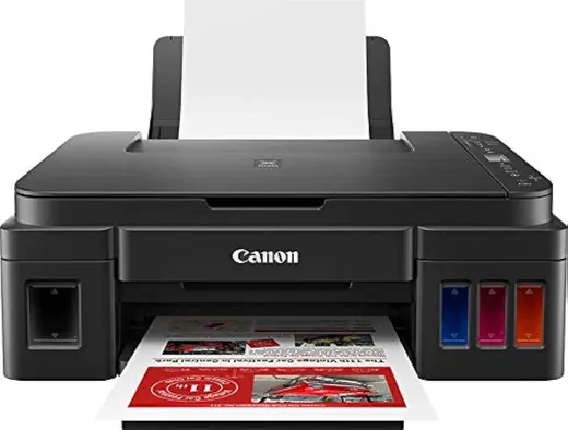 Canon Pixma G3410 Wi-Fi + Tarayıcı + Fotokopi Renkli Çok Fonksiyonlu Tanklı Mürekkep Püskürtmeli Yazıcı