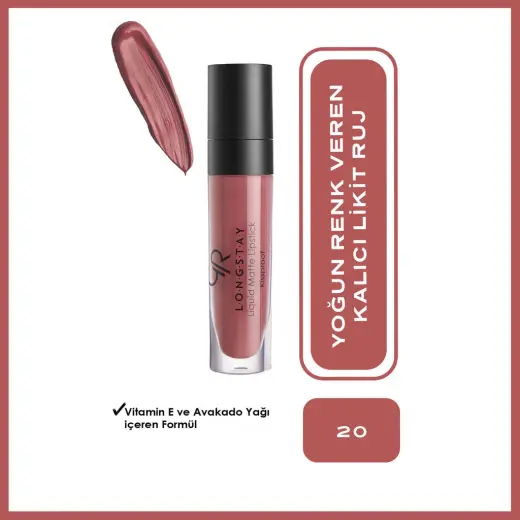 Golden Rose Longstay Liquid Matte Lipstick 20