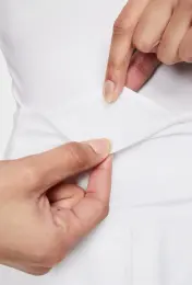 Nike Dri-FIT Advantage Kadın Beyaz Tenis Etek 7