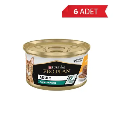 Pro Plan Tavuklu Yetişkin Kedi Konservesi 85gr (6 Adet)