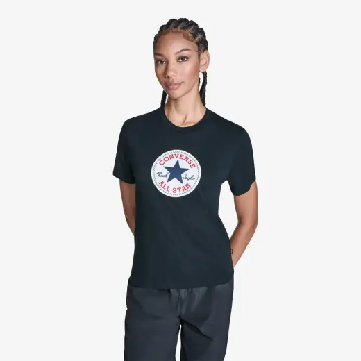 Converse Kadın Siyah T-Shirt