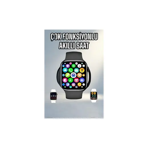 Aslanoğlu Store Amoled Ekranlı Akıllı Saat Gps Uyku Takibi Bluetooth