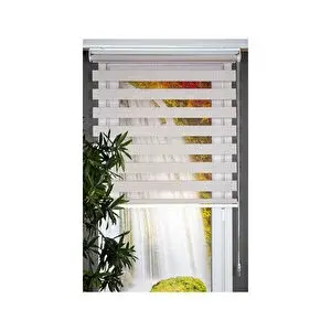 Koçtaş Basic Zebra Perde Açık Gri 140x200 cm