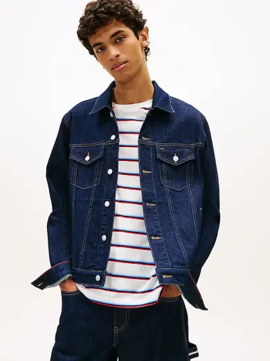 Erkek Ryan Regular Trucker Denim Ceket