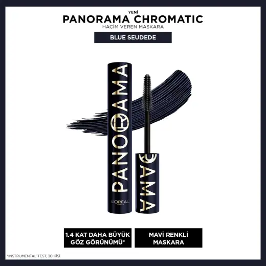 Loreal Paris Panorama Chromatic Maskara Blue Suede