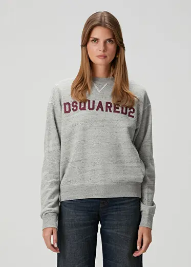 Gri Logolu Sweatshirt