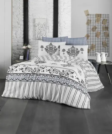 Komfort Home Çift Kişilik Polycotton Nevresim Takımı (Bianca)