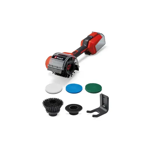 Akülü Yüzey Fırçası Pıcobella 18/90 Power X-Change (18 V, Akülü Temizleme Fırçası, Su Sıçramasına Karşı Koruma, 2x Fırça, 3x Temizleme Pedi, Duvar Braketi Dahil, Aküsüz)