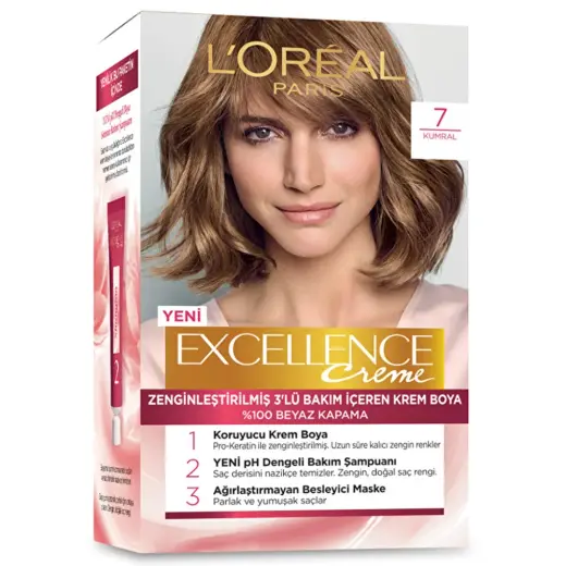 Loreal Paris Excellence Creme Saç Boyası - 7 Kumral