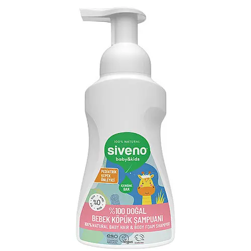 Siveno Doğal Bebek Köpük Şampuanı 250 ml