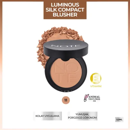 Note Luminous Silk Compact Blusher Allık 11 Sunset