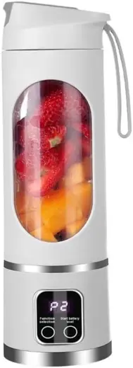 Polham 1500 Mah Şarjlı Taşınabilir 12 Bıçaklı 50W Süper Güçlü Buz Kırıcı Kişisel Smoothie Blenderı