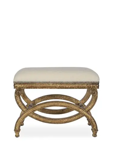 Karline Krem Rengi Ahşap Bench