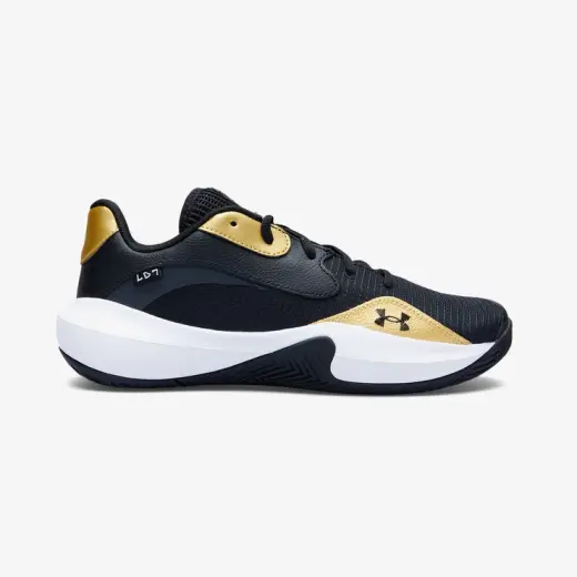 Under Armour Lockdown 7 Low Erkek Siyah Basketbol Ayakkabısı