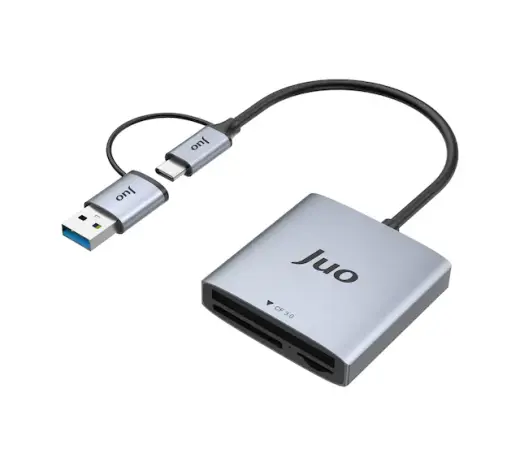 Juo MT03345 Usb 3.2 Ve Type-c 3'ü 1 Arada Sd / Cf / Tf Micro Sd Hafıza Kart Okuyucu