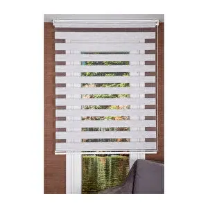 Koçtaş Plus Bambu Zebra Stor Açık Gri 19OB 180x200 cm