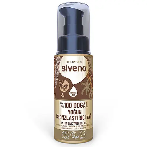 Siveno %100 Doğal Yoğun Bronzlaştırıcı Yağ 50 ml