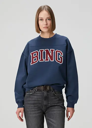 Trenton Koyu Mavi Sweatshirt