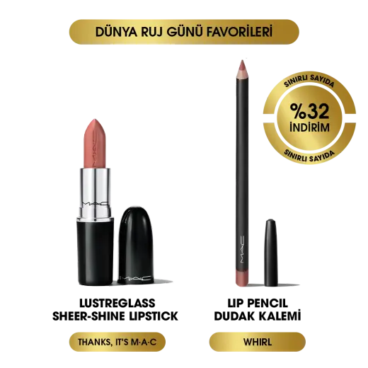 Dünya Ruj Günü Favoriler Seti: Whirl & Thanks, It's M·A·C