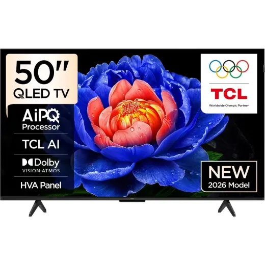 Tcl 50T6D 4K Ultra Hd 50'' 127 Ekran Uydu Alıcılı Google Smart QLED Tv