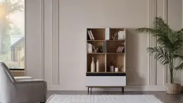Denver Dolaplı Kitaplık 3