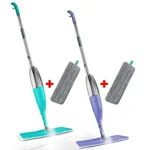 Smarter Shiny Sprey Mop Renkli̇ 2 Li̇ + 2 Yedek Mop Set ( Very Peri̇-yeşi̇l)