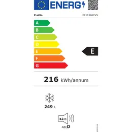 Profilo DF1136WEVV E Enerji Sınıfı 249 Lt Derin Dondurucu 4