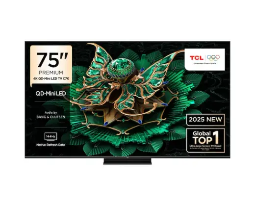 TCL 75C7K 4K UHD QD-MINILED 75" 144HZ GOOGLE TV