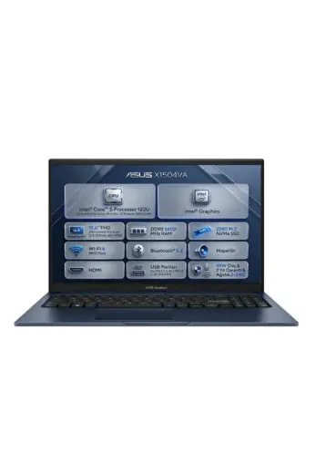 Vivobook 15 Core 5 120U 24 GB 512 GB 15.6" FHD Windows 11 Pro Laptop, Notebook X1504VA-BQ5387 010